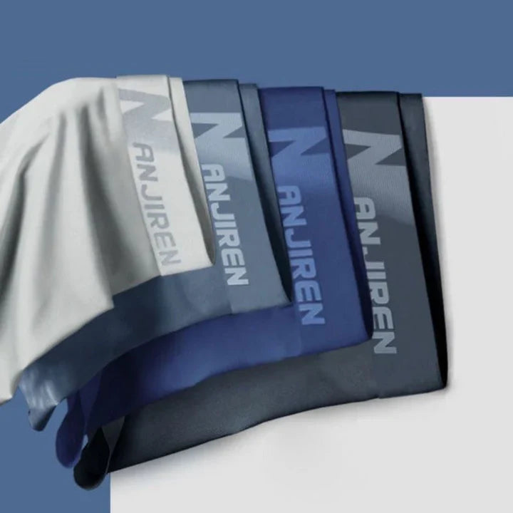 New men's apparel: 4-pack breathable boxer briefs for ultimate comfort and support