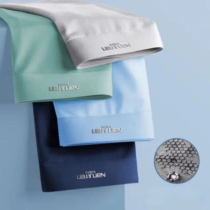 Everyday essentials: Men's polyester boxer briefs in assorted colors, perfect for active men