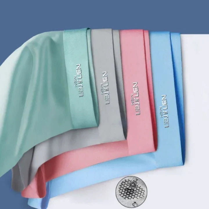 Stylish and functional men's breathable boxer briefs, 4-pack, essential for modern men