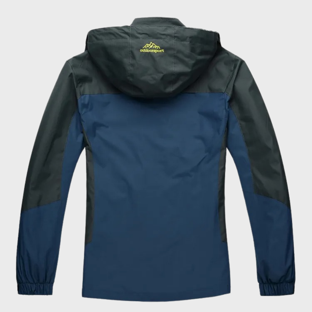 Men's weather protection jacket, suitable for all outdoor activities year-round.