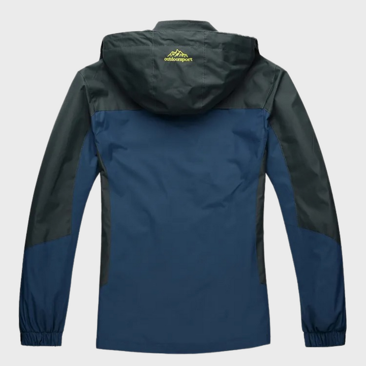Men's weather protection jacket, suitable for all outdoor activities year-round.