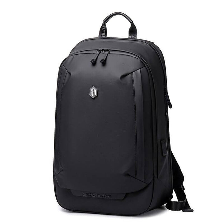 Men's AllCarry water-resistant anti-theft backpack for travel & work, with laptop compartment.