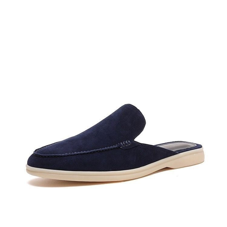 Versatile men's backless loafers, ideal slip-on shoes for everyday summer comfort and modern casual style.