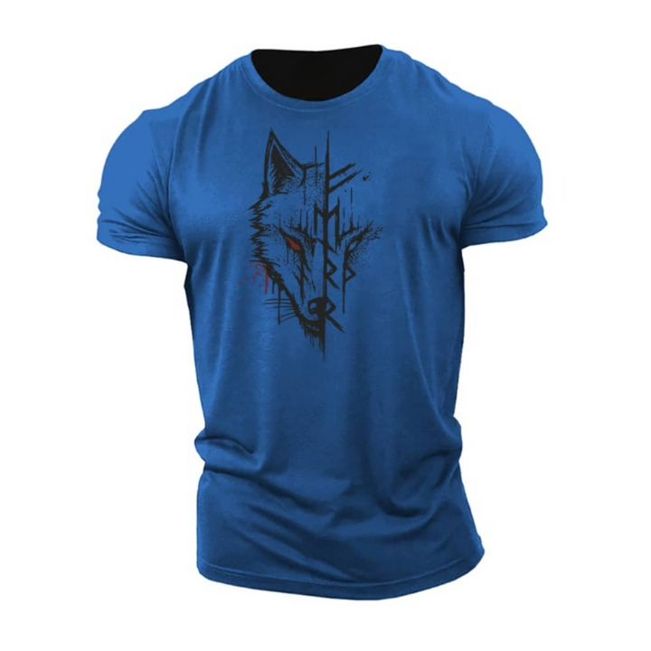 Men's comfortable short sleeve printed top with a bold graphic design for trendy streetwear.