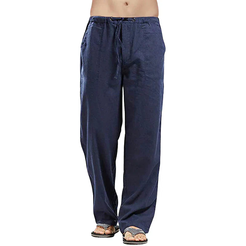Trendy men's oversized casual pants, breathable and comfortable for everyday or vacation outfits.