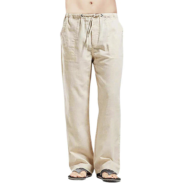 Oversized fit men's casual pants, offering breathable comfort for spring and summer activities.