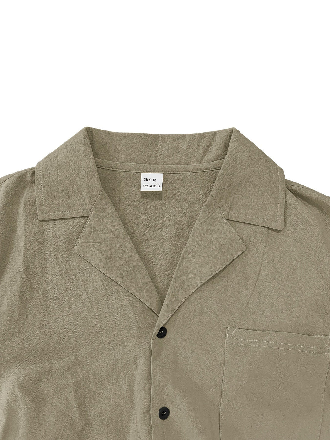 Men's resort wear linen set, comfortable & stylish for vacation. Breathable summer outfit.