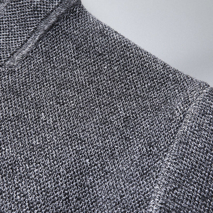 Stylish men's relaxed fit jacket featuring a button-down front & unique mandarin collar. Ideal for fall/spring.