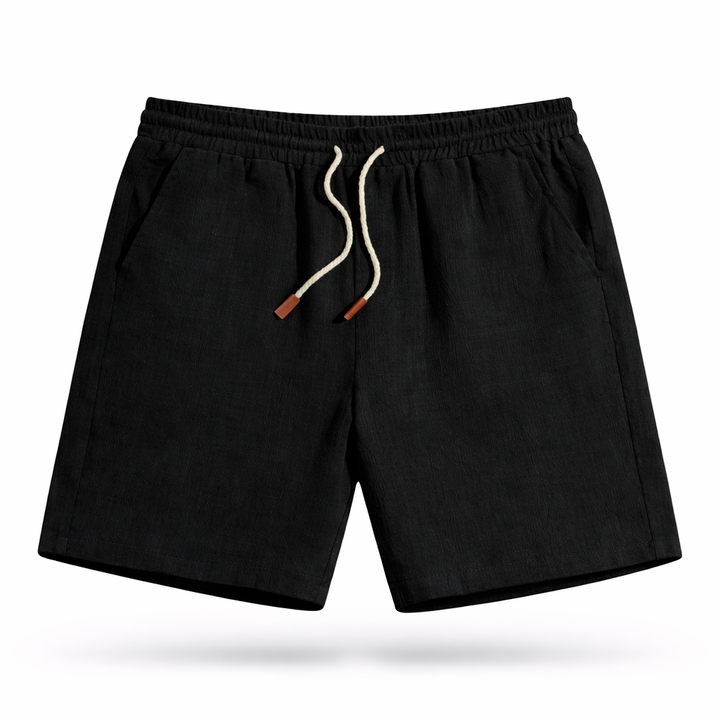 Relaxed fit men's casual shorts with drawstring for ultimate summer comfort. Easy pull-on style.