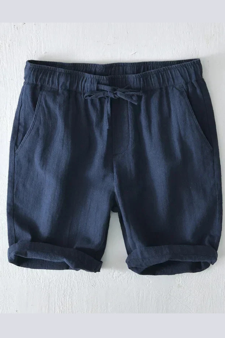 Men's casual shorts with drawstring and elastic waist for a comfortable, relaxed fit. Great summer clothing.