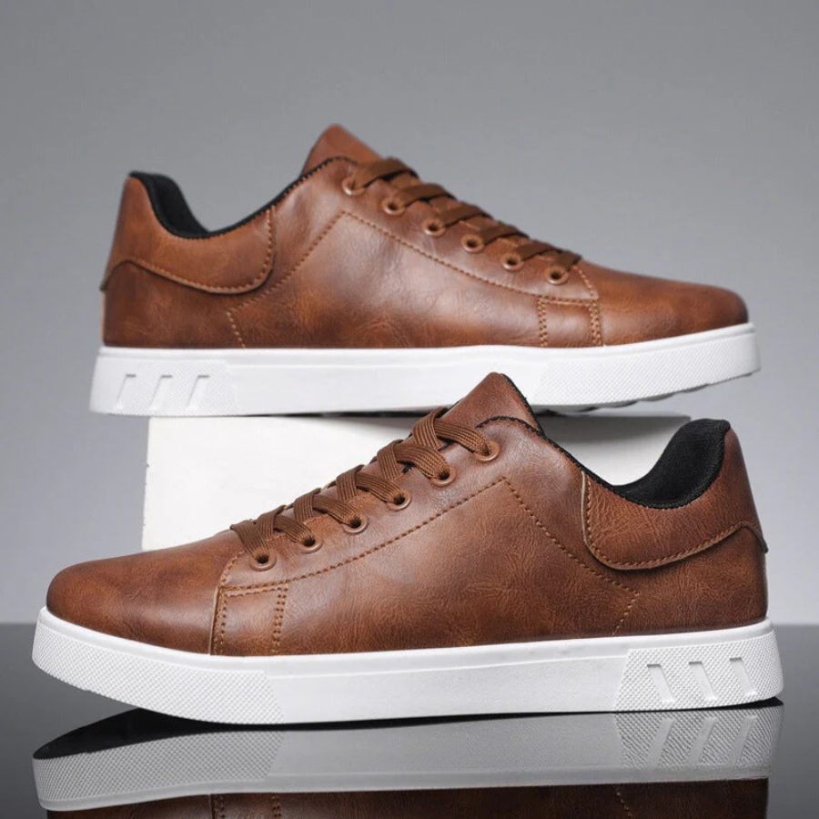 Side profile of men's comfortable casual shoes, perfect for everyday wear and urban street fashion.