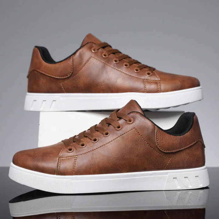 Side profile of men's comfortable casual shoes, perfect for everyday wear and urban street fashion.