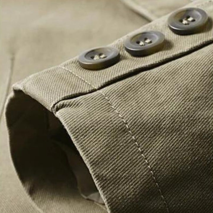 Lightweight men's blazer jacket, great for a professional yet casual look. Versatile menswear.