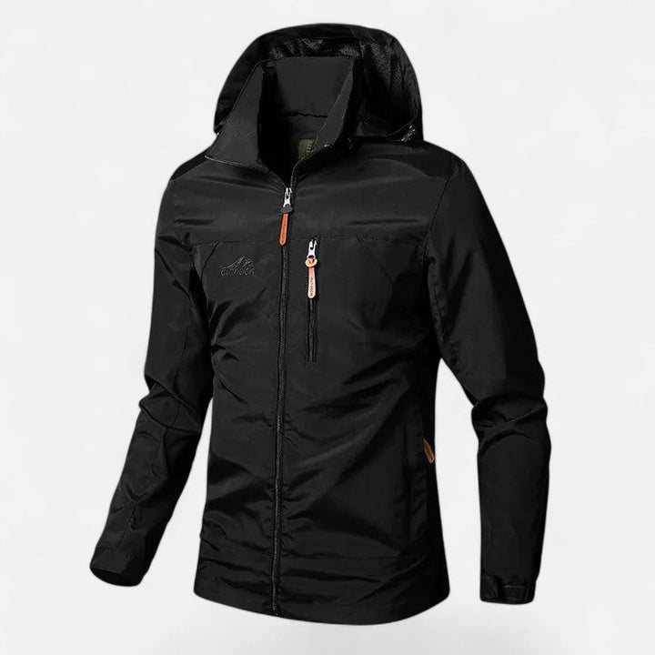 Everyday men's hooded jacket, loose fit, ideal for casual outerwear.