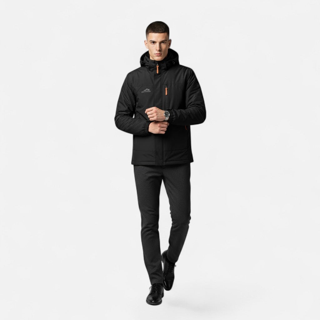 All-match men's casual hooded jacket, loose fit, for versatile everyday fashion.