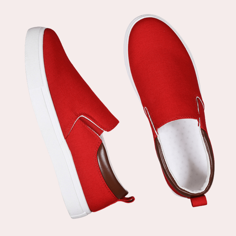 Comfortable men's slip-on sneakers. Casual footwear, lightweight with a flexible sole for daily use.