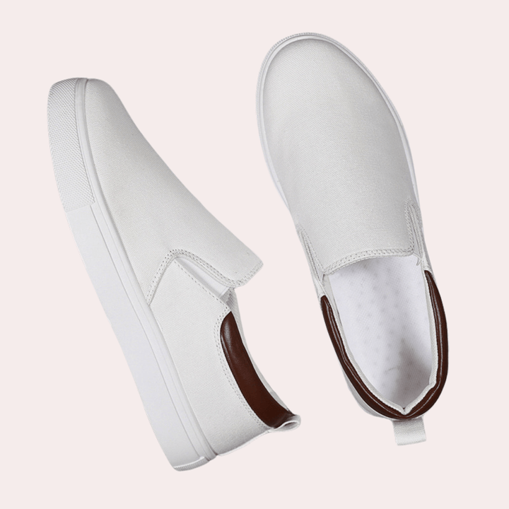 Modern men's casual slip-on sneakers. Breathable, lightweight, & comfortable for spring/summer fashion.
