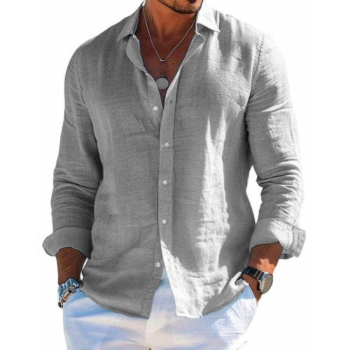 Men's casual summer button-front shirt, perfect for warm weather everyday wear.