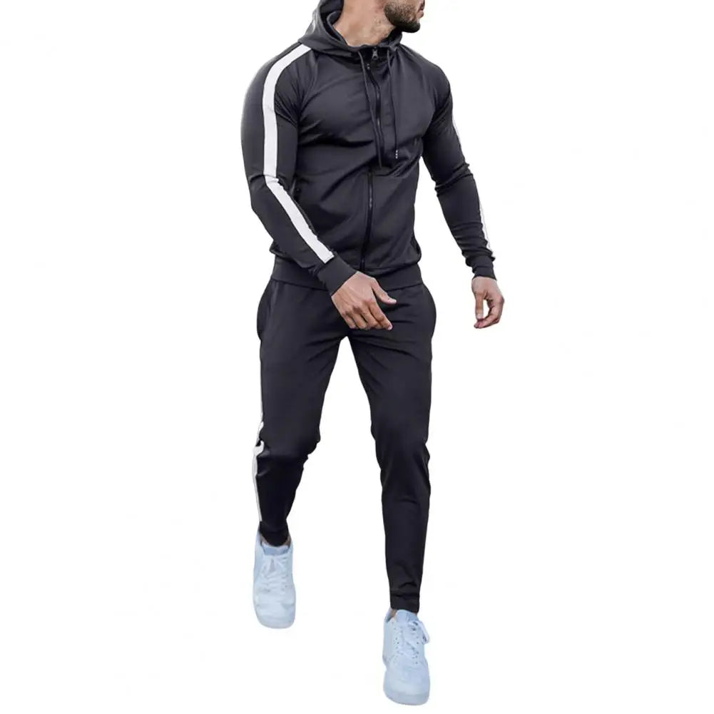 Men's casual tracksuit set for timeless style & ultimate comfort. Perfect for everyday wear & relaxation.