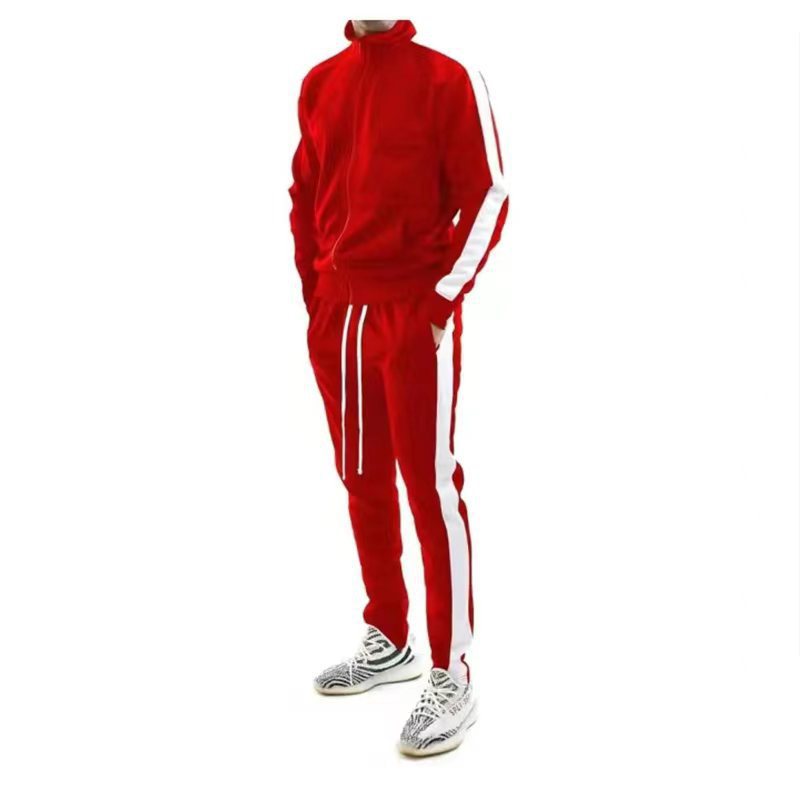 Timeless men's casual tracksuit set, blending classic style with ultimate comfort for daily wear.