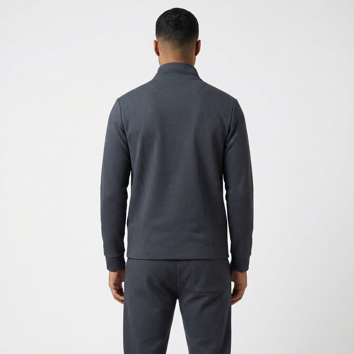 Men's casual tracksuit set, a comfortable zip jacket & joggers for everyday fashion and activewear.