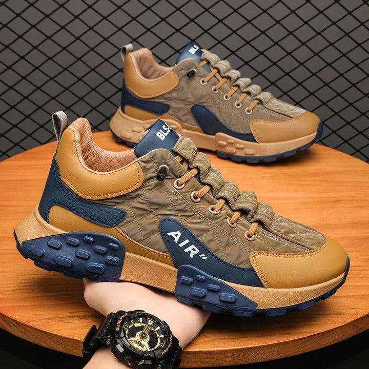 Comfortable men's chunky platform trainers, perfect for casual street style. Stylish & durable urban footwear.