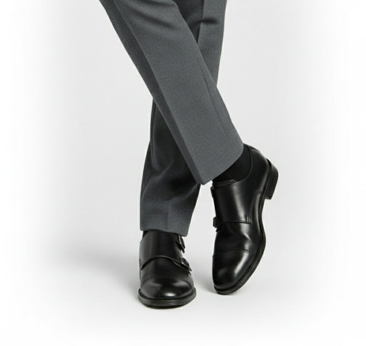 Refined slip-on men's dress shoes, ideal for business casual or formal occasions.