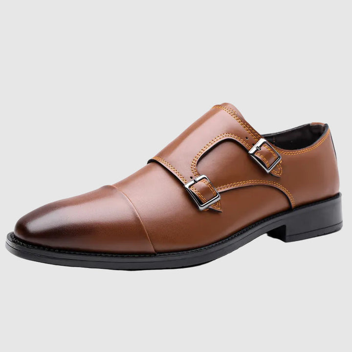 Versatile men's classic loafers, available in black and brown, for refined and comfortable wear.