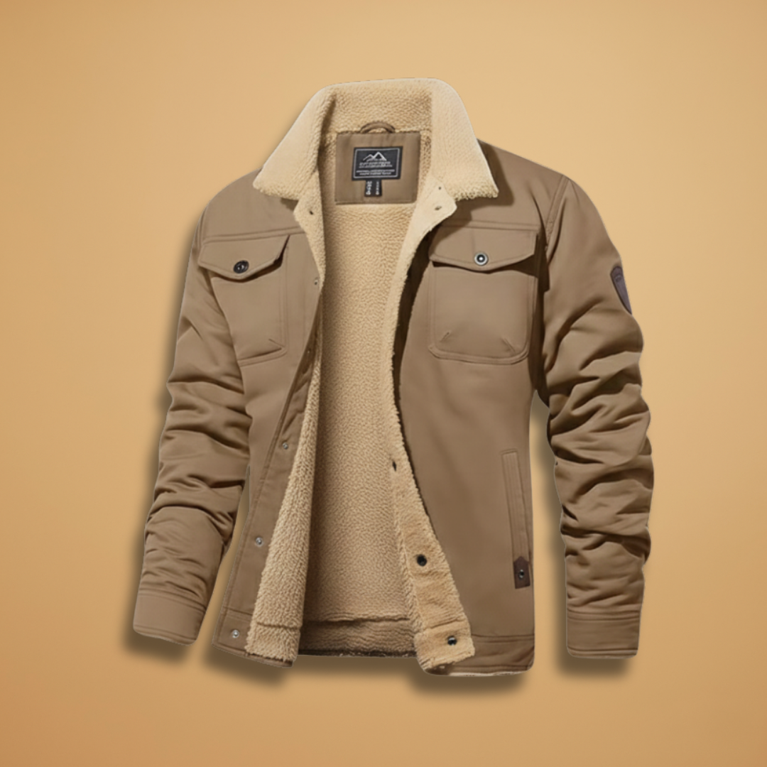 Men's classic bomber jacket for everyday style & comfort. Stylish outerwear with a ribbed collar.