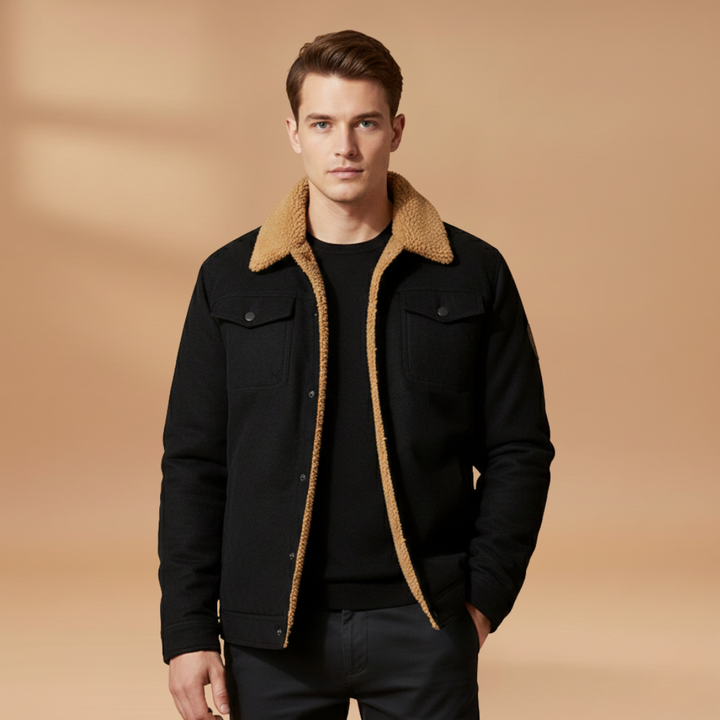 Classic men's bomber jacket, a versatile piece of stylish outerwear for everyday fashion & comfortable wear.