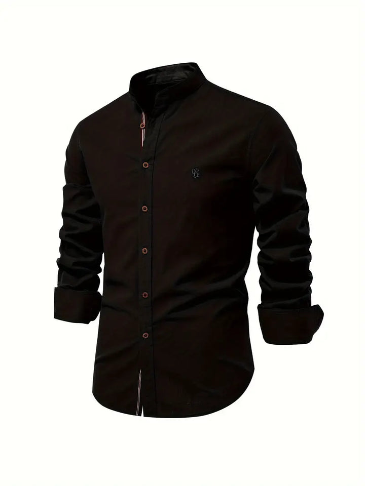 Versatile men's long sleeve shirt, ideal for casual comfort or a smart casual look. Everyday men's top.