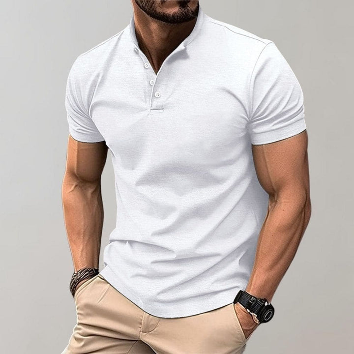 Men's classic casual polo shirt for effortless style. Versatile men's apparel for summer & spring fashion.