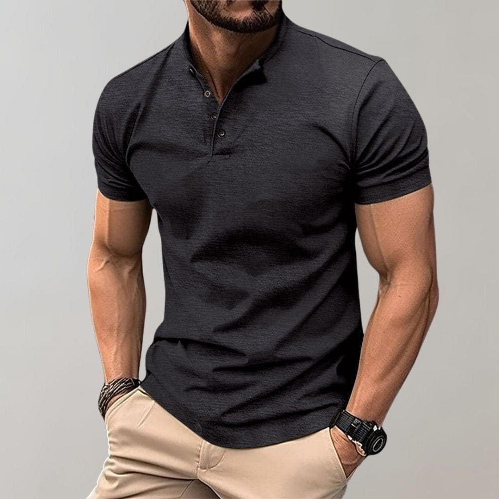 Stylish men's casual polo shirt. Versatile men's apparel, perfect for everyday effortless style & comfort.