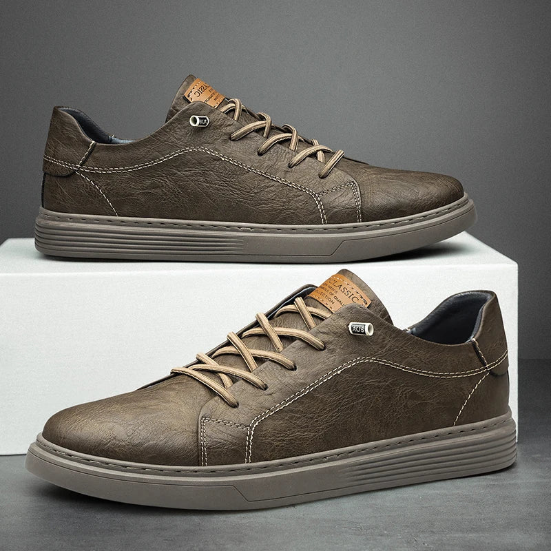 Pair of men's classic comfort footwear, designed for versatile casual style and all-day walking support.