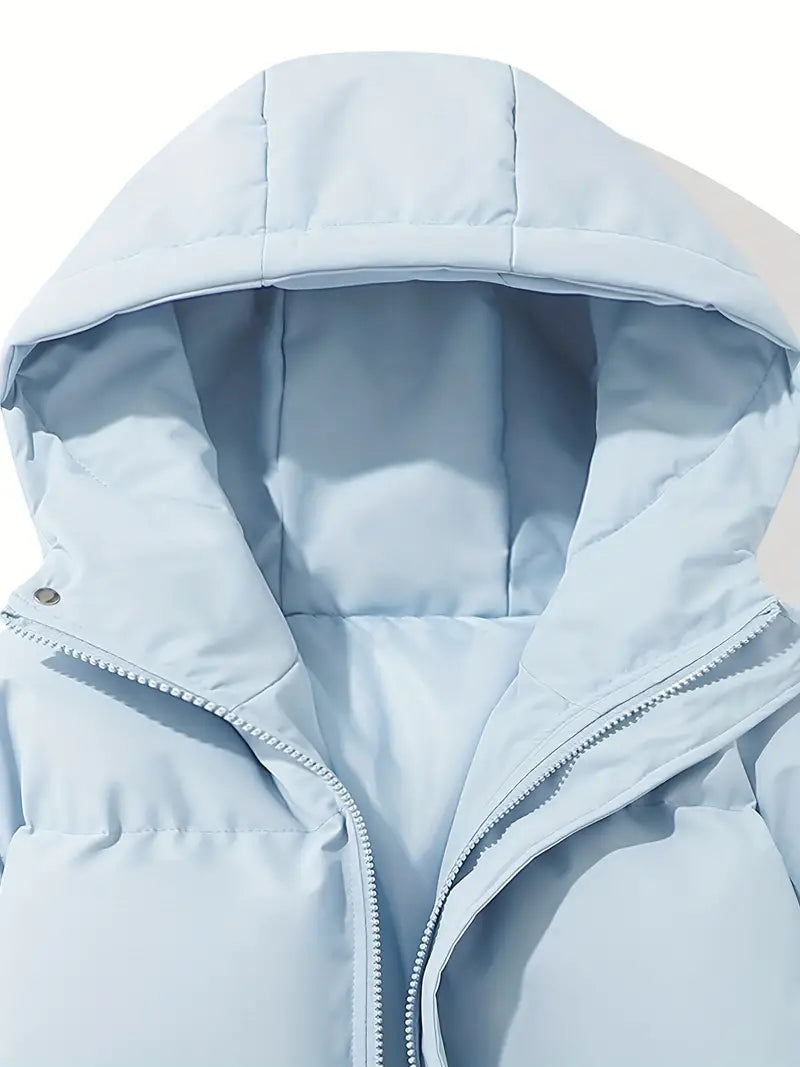 Stylish men's outerwear: a classic hooded jacket blending fashion with warmth.