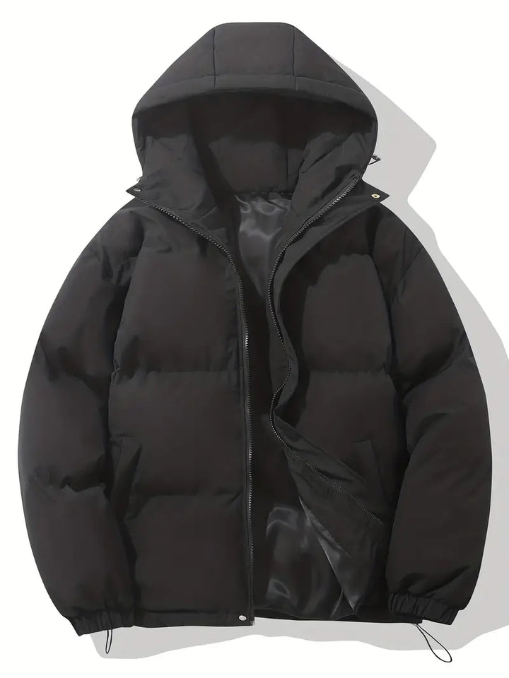 Versatile men's hooded jacket, a timeless classic style offering everyday comfort.