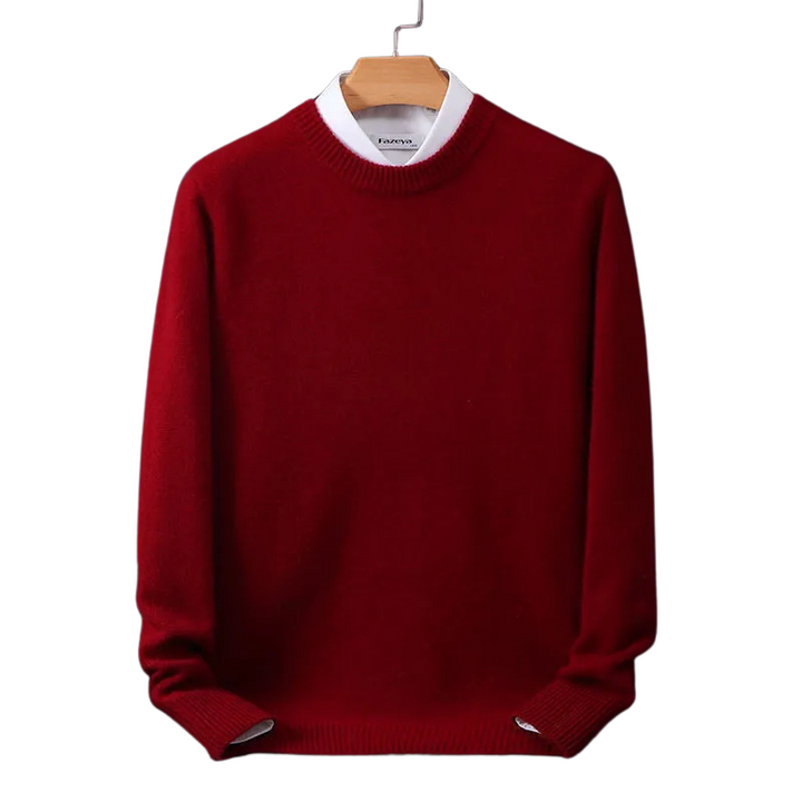 Classic men's pullover sweater, crew neck style for ultimate everyday comfort. Ideal for winter fashion & casual wear.