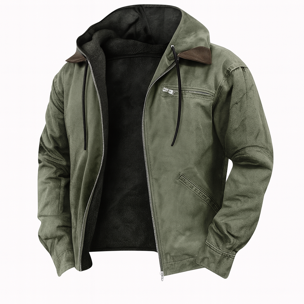 Men's classic jacket, a versatile outer layer for everyday wear and smart casual outfits. Features structured fit.