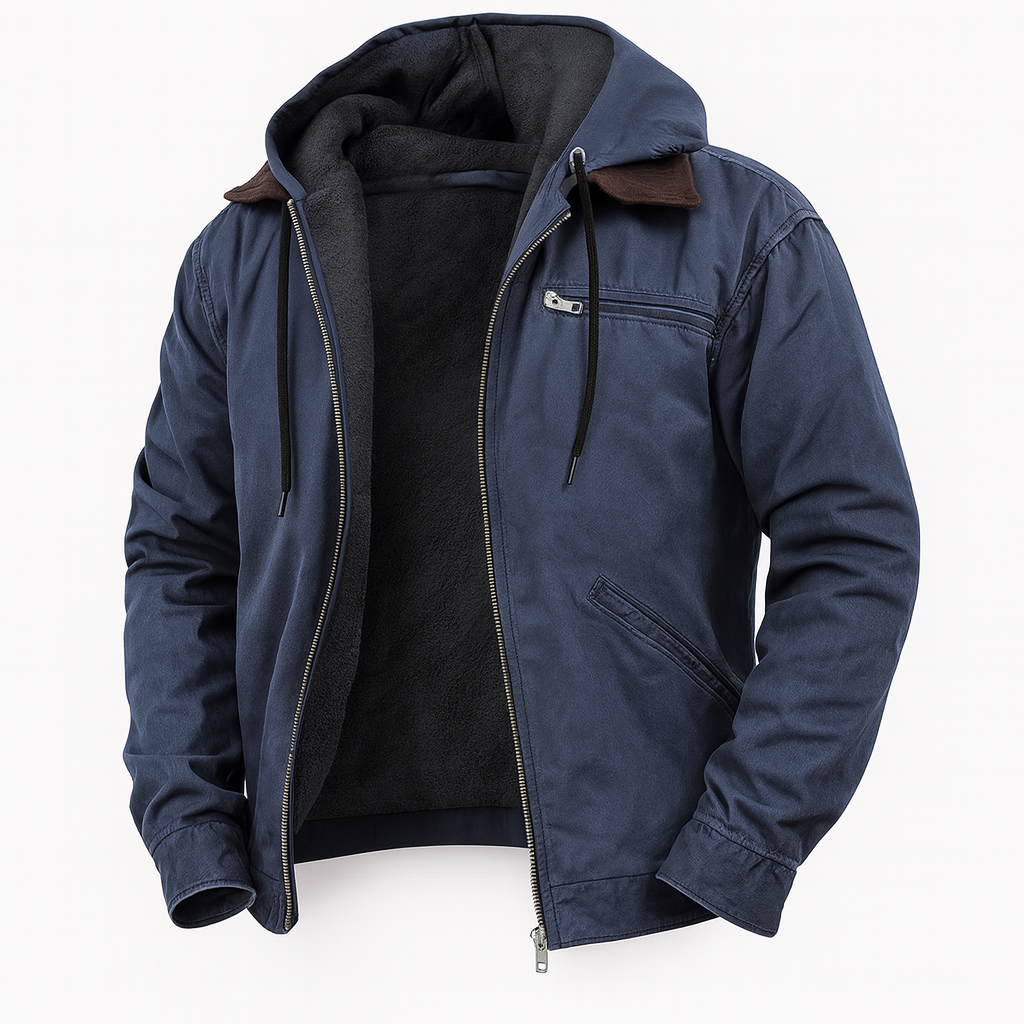 Stylish men's classic jacket with a regular, structured fit, essential for versatile men's fashion and daily wear.