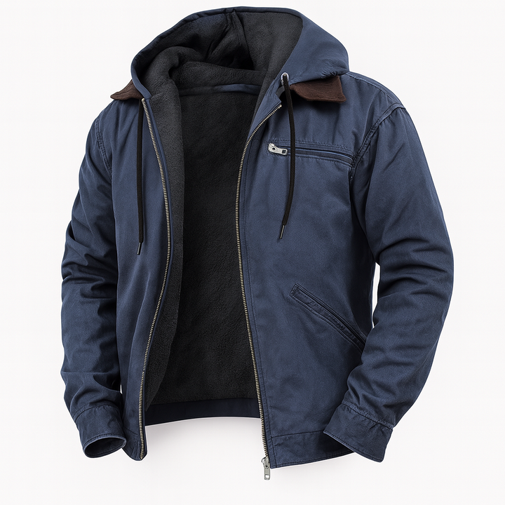 Stylish men's classic jacket with a regular, structured fit, essential for versatile men's fashion and daily wear.