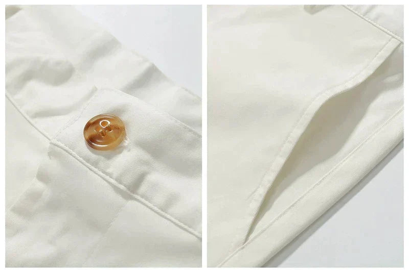 Men's classic khaki chino shorts, perfect for summer comfort and everyday casual style.