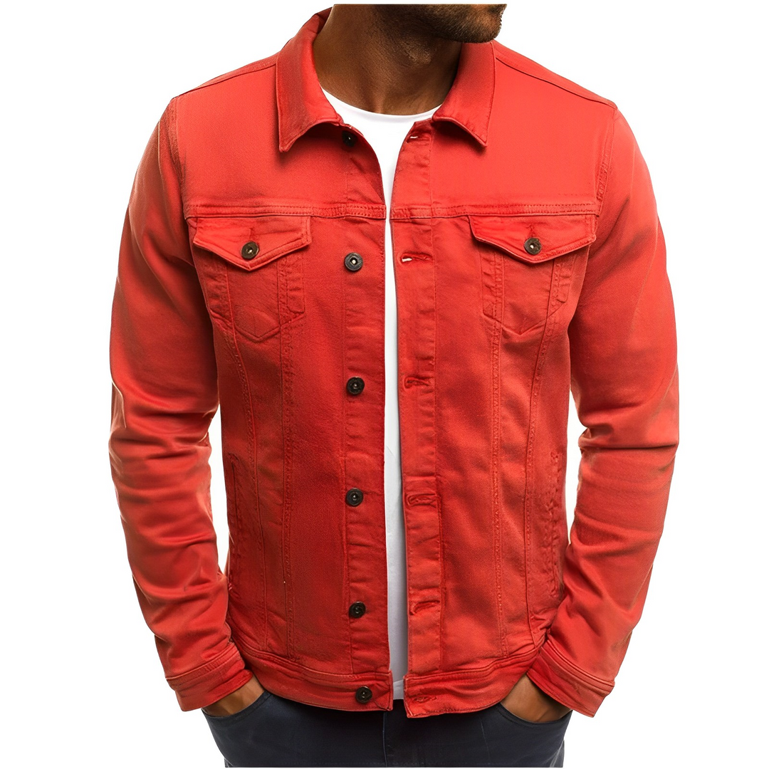 Men's classic lightweight summer jacket in a versatile casual style, perfect for warm weather and everyday wear.