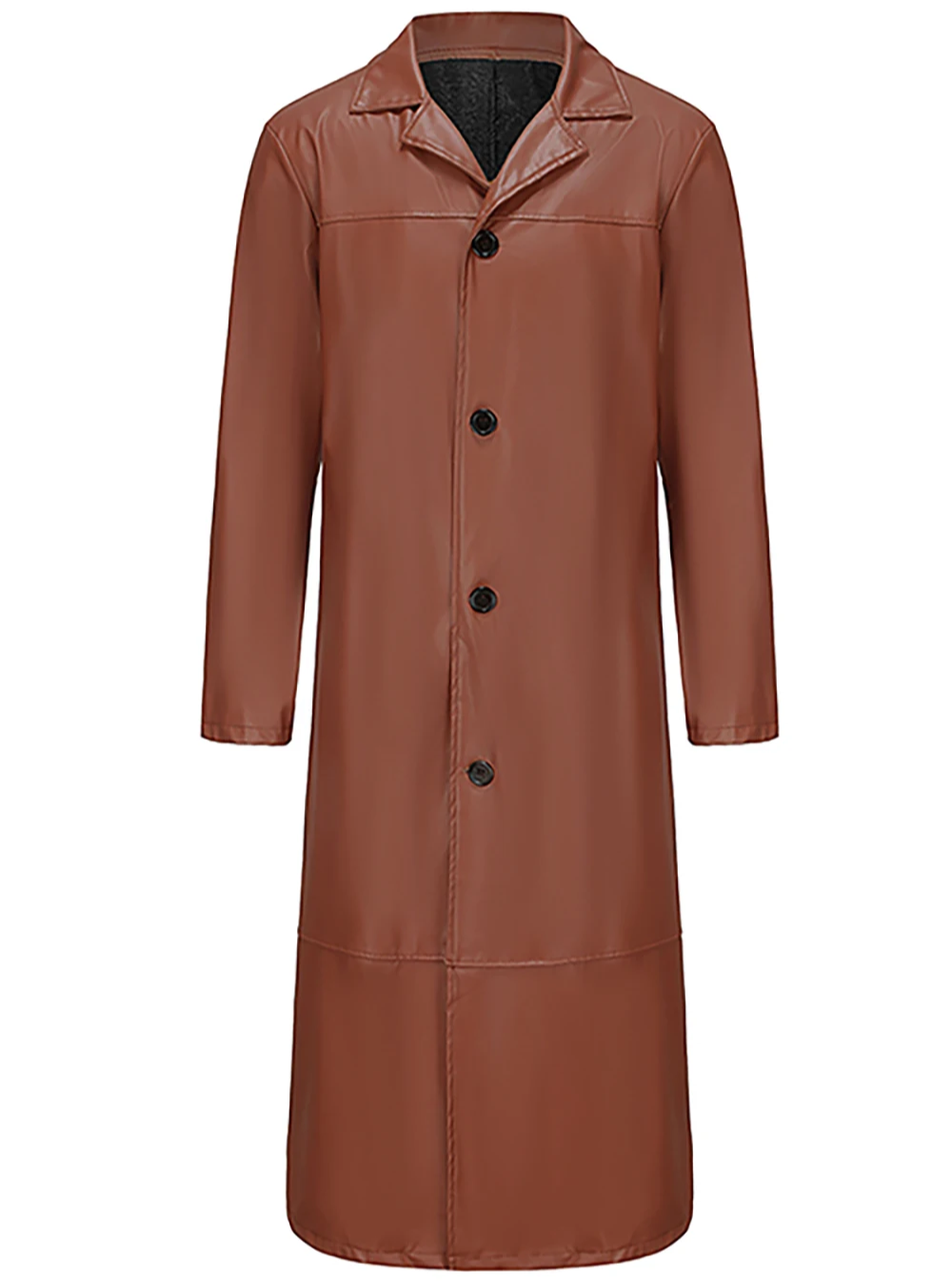 Stylish men's trench coat with a belt, showcasing a sophisticated design for winter fashion.