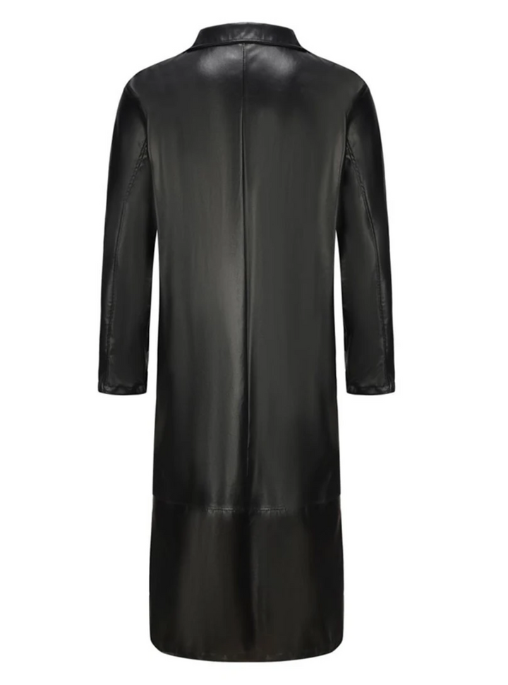 Men's winter trench coat, offering warmth and classic style, suitable for various outfits.