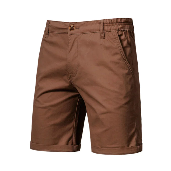 Modern fit black men's chino shorts, designed for ultimate summer comfort & style.