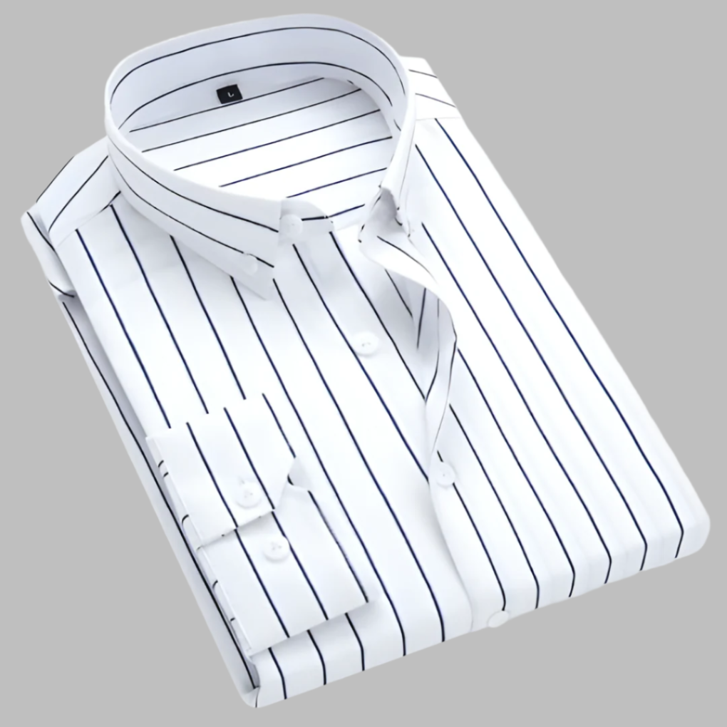 Men's classic plaid oxford cotton button-down shirt, perfect for casual spring and autumn wear