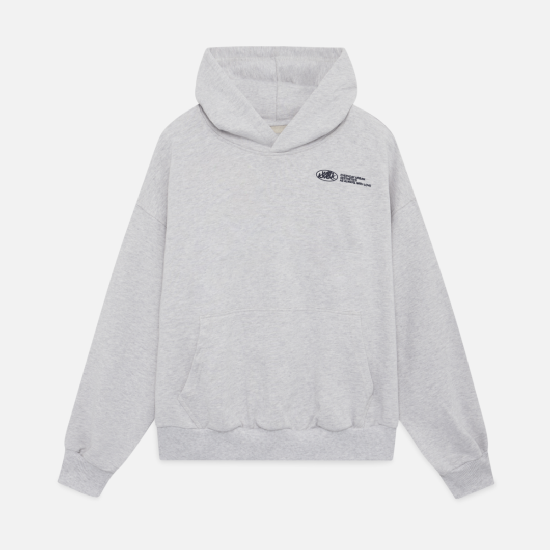 Soft cotton blend men's pullover hoodie, perfect for everyday casual comfort, a classic hooded top.