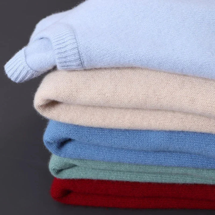 Men's classic long sleeve round neck sweater, charcoal, durable knitwear for daily use.