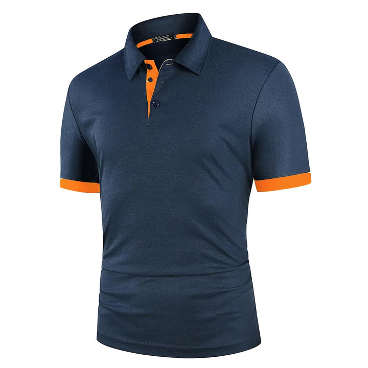 Men's classic summer polo shirt, lightweight & breathable. Perfect smart casual top.