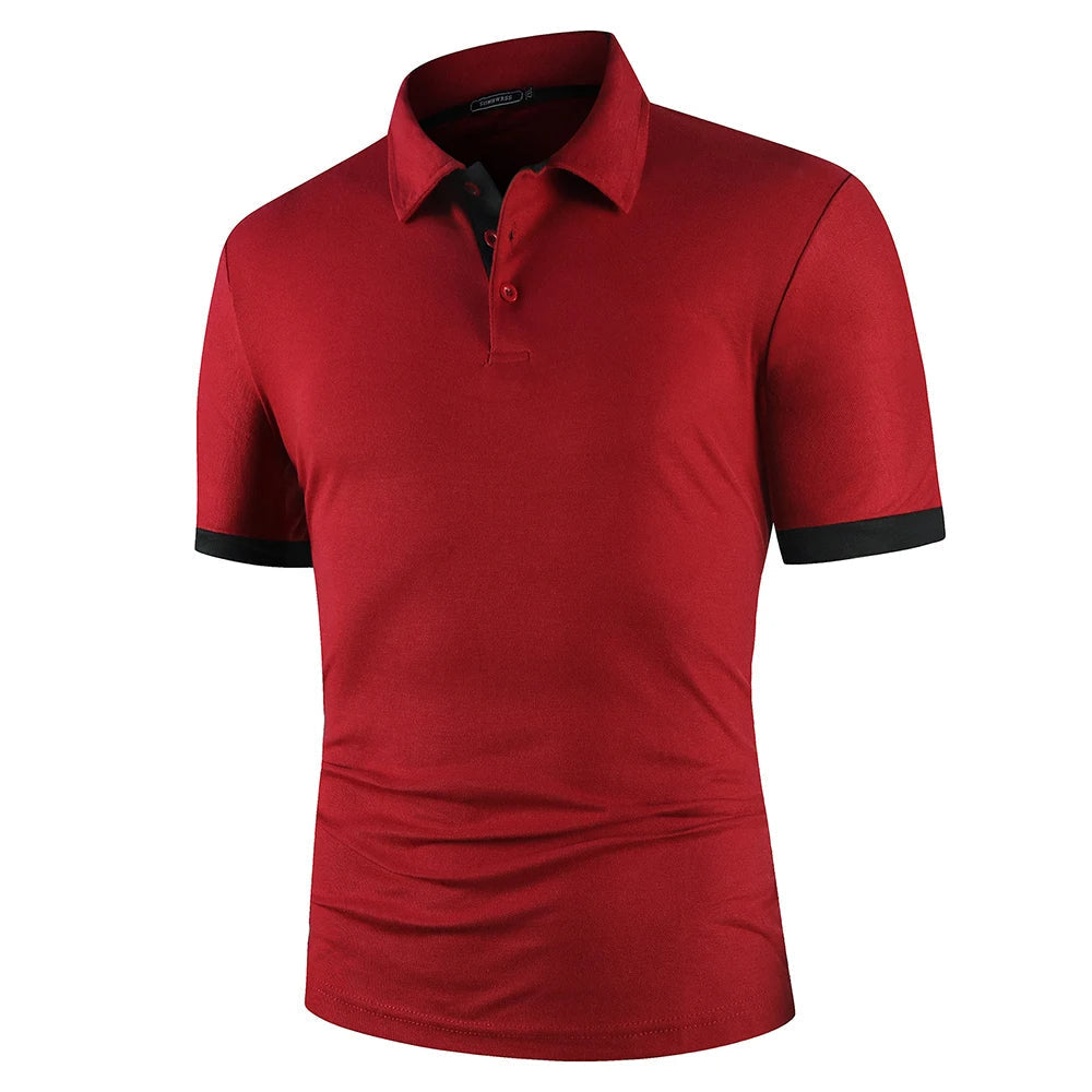 Everyday men's short-sleeve polo shirt. Breathable, lightweight & smart casual for summer fashion.